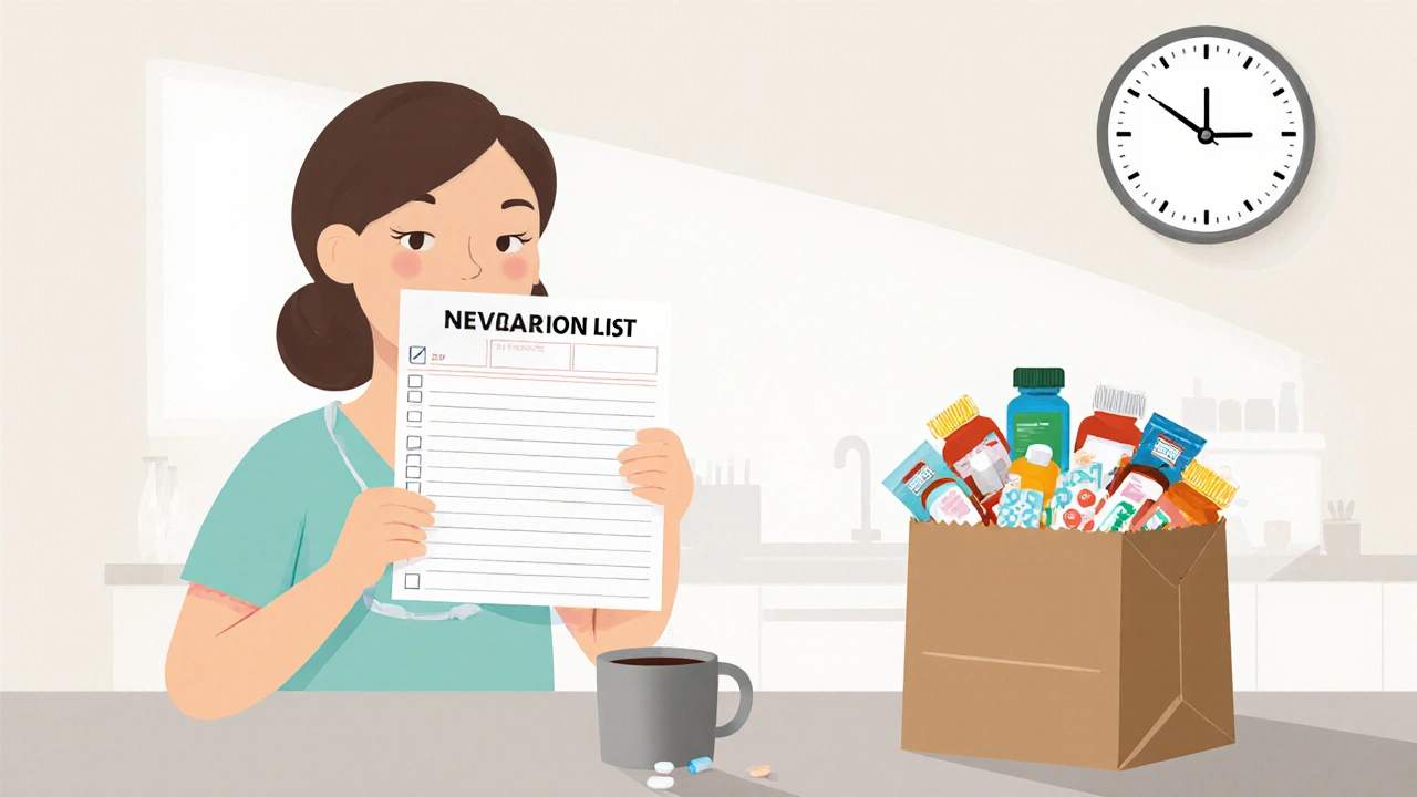 How to Organize a Medication List for Caregivers and Family
