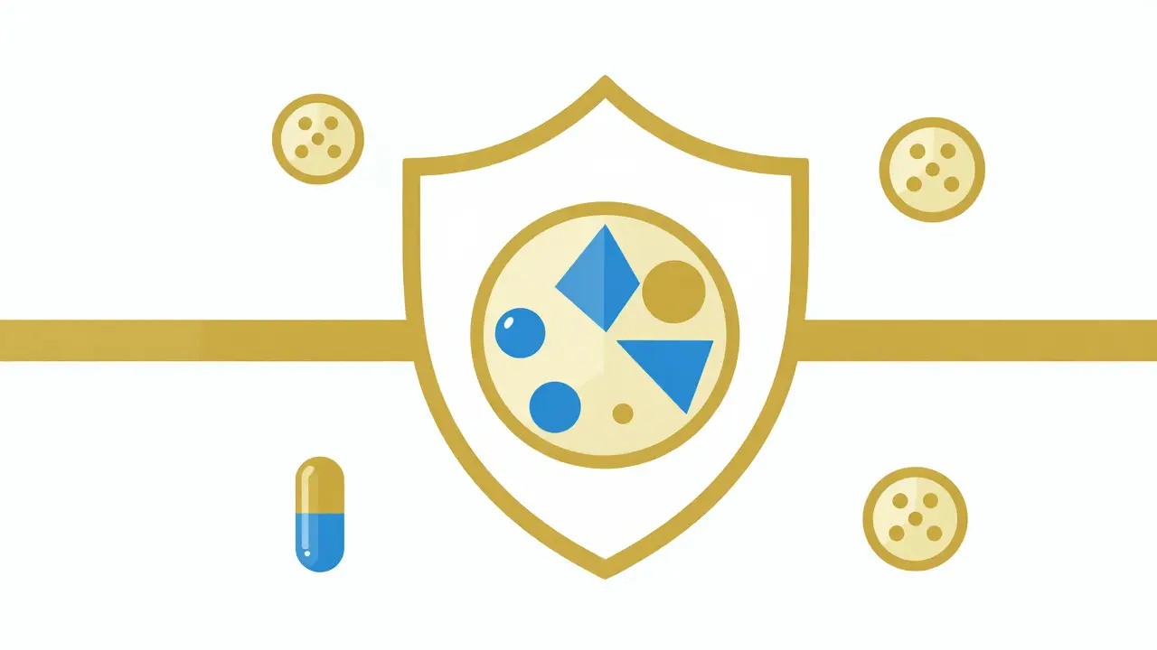 Bone marrow cell shielded from chemotherapy drugs with protective shield
